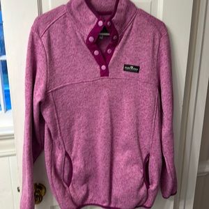 Simply Southern Heathered Purple Pullover. Size Medium.